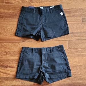 GAP Factory Black CITY SHORTS Classic Style